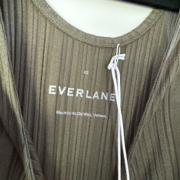NWT! Everlane: The Rib Soft Knit Scoop-Neck Dress - Picture 5 of 5